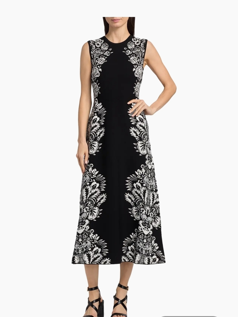 Ulla Johnson Liana Floral Jacquard Midi-Dress Size S MSRP $850 - Picture 2 of 11